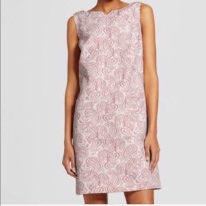Victoria Beckham Target pink jacquard dress size S